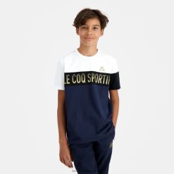 Le Coq Sportif barn blå t-skjorte ZX20R639 klær