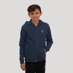 Le Coq Sportif barn hettegenser med blå glidelås ZX20R670 klær