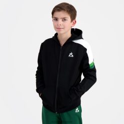 Le Coq Sportif barn hettegenser med glidelås flerfarget ZX20R391 klær