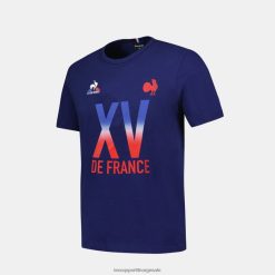 Le Coq Sportif barn t-skjorte - xv de france blå ZX20R389 klær