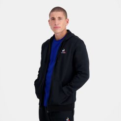 Le Coq Sportif menn hettegenser med sort glidelås ZX20R56 klær