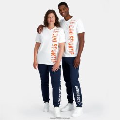 Le Coq Sportif menn mote t-skjorte hvit ZX20R162 klær