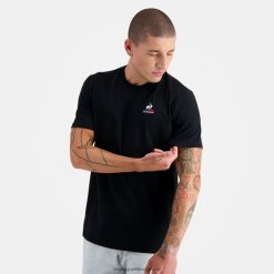 Le Coq Sportif menn mote t-skjorte svart ZX20R181 klær