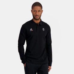 Le Coq Sportif menn polo svart ZX20R487 klær