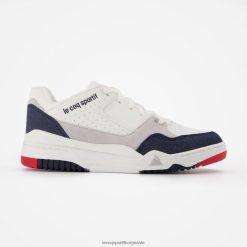 Le Coq Sportif menn sko dynactif t1000 tricolore denim hvit ZX20R271 sko