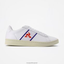 Le Coq Sportif menn sko klassisk myk tricolore hvit ZX20R550 sko