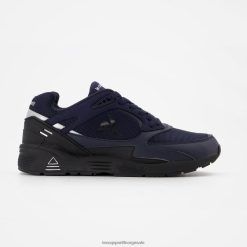 Le Coq Sportif menn sko lcs r1100 svart såle blå ZX20R542 sko
