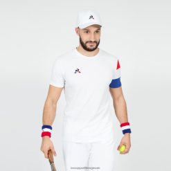 Le Coq Sportif menn t-skjorte hvit ZX20R497 klær