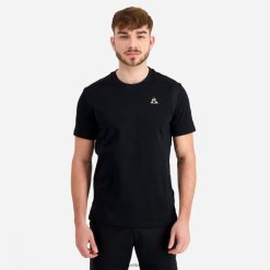 Le Coq Sportif menn t-skjorte svart ZX20R185 klær